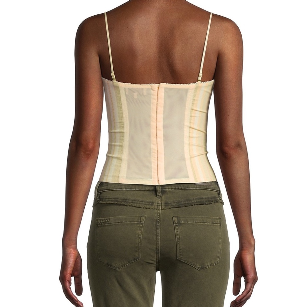 WWW Danielle Bernstein Underwire Corset Crop Top
